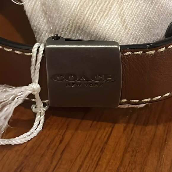 Coach New York Signature Ball Cap Hat Chalk new strap back - Picture 7 of 11